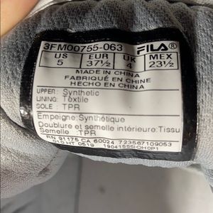 Fila Grey High Tops Sneakers